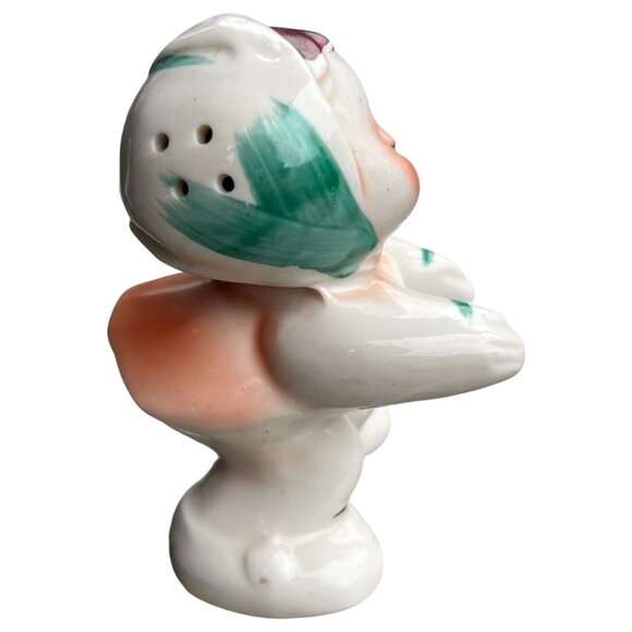 Vintage VanTellingen Girl and Gray Lamb Hugger Salt & Pepper Shaker Set Huggable - Picture 6 of 12